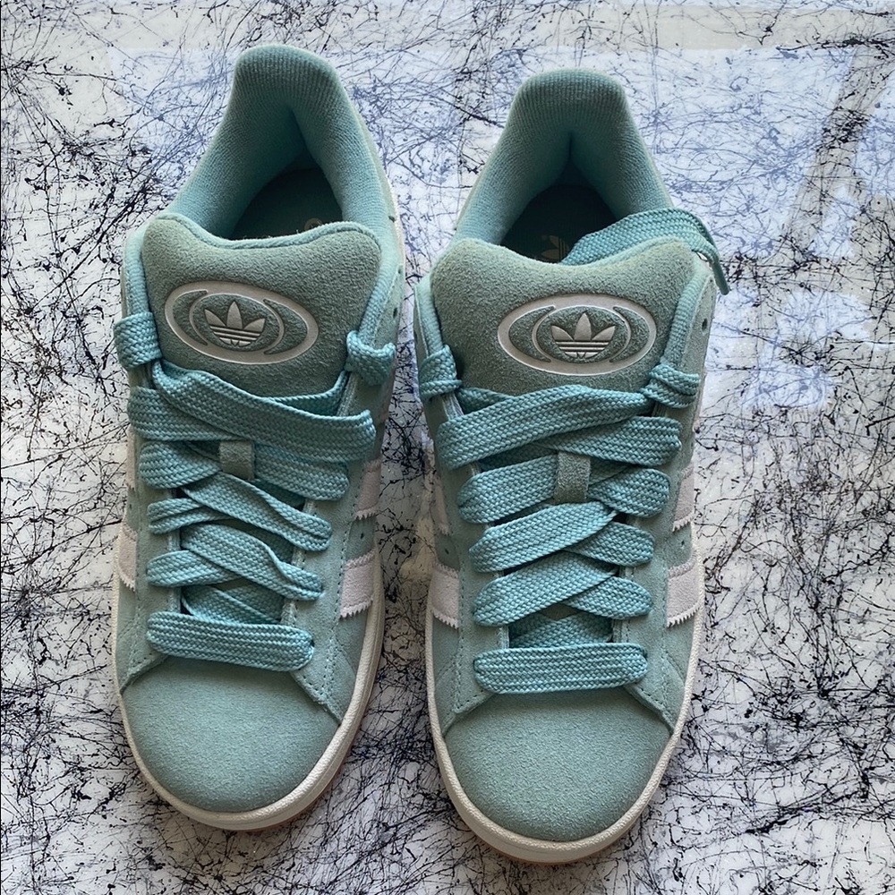 Adidas Women's Hazy Green & Off White Sneakers